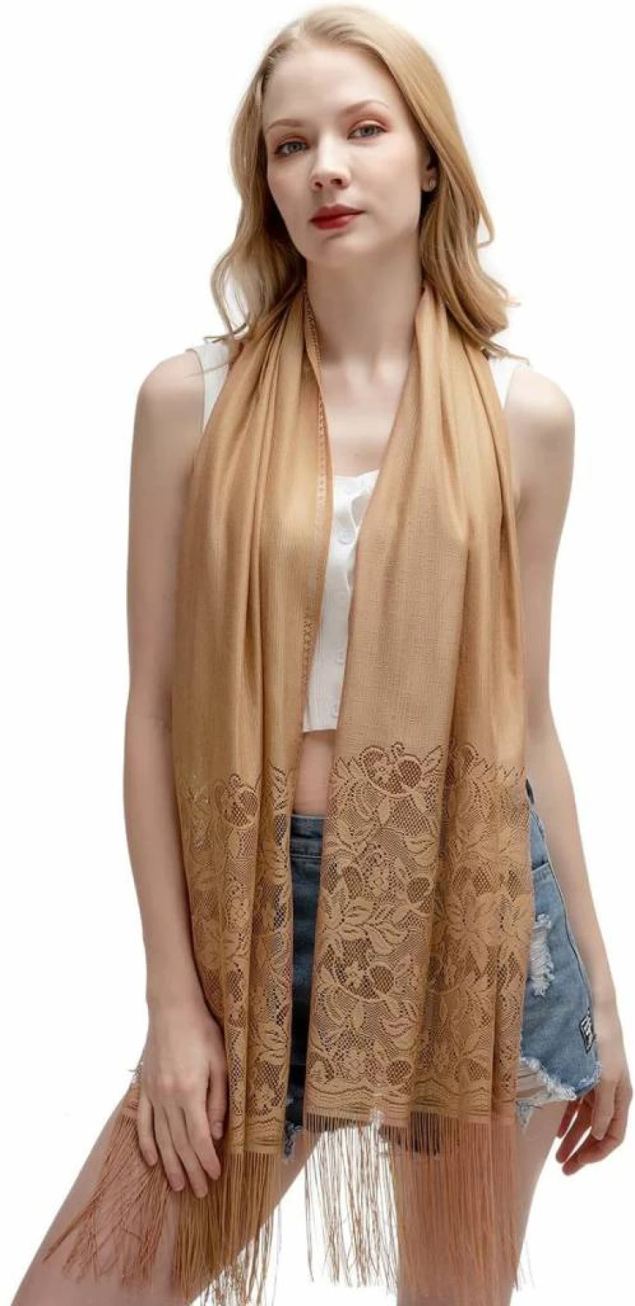 RIIQIICHY Women's Elegant Pashmina Shawl Wrap for Evening Dresses, Wedding & Formal Events, Luxury Soft Scarves