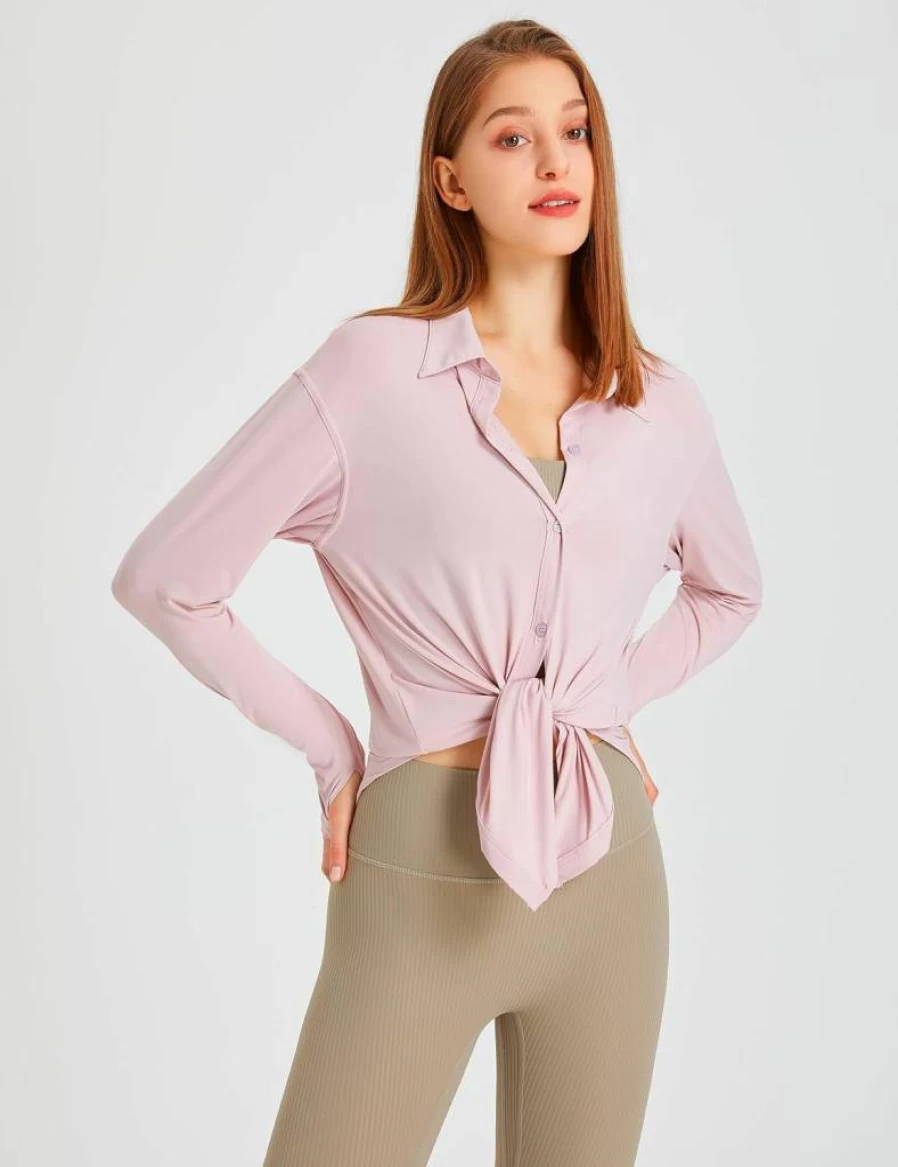 Tikwek Women's UPF50+ Sun Protection Long Sleeve Shirt - Moisture Wicking Workout Top for Outdoor Activities