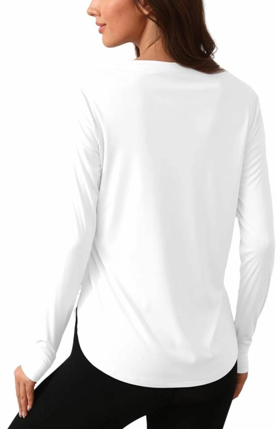 YGDHST Women's UPF 50+ Long Sleeve Rash Guard Shirt - Sun Protective Swim Top for Beach, Running & Workout
