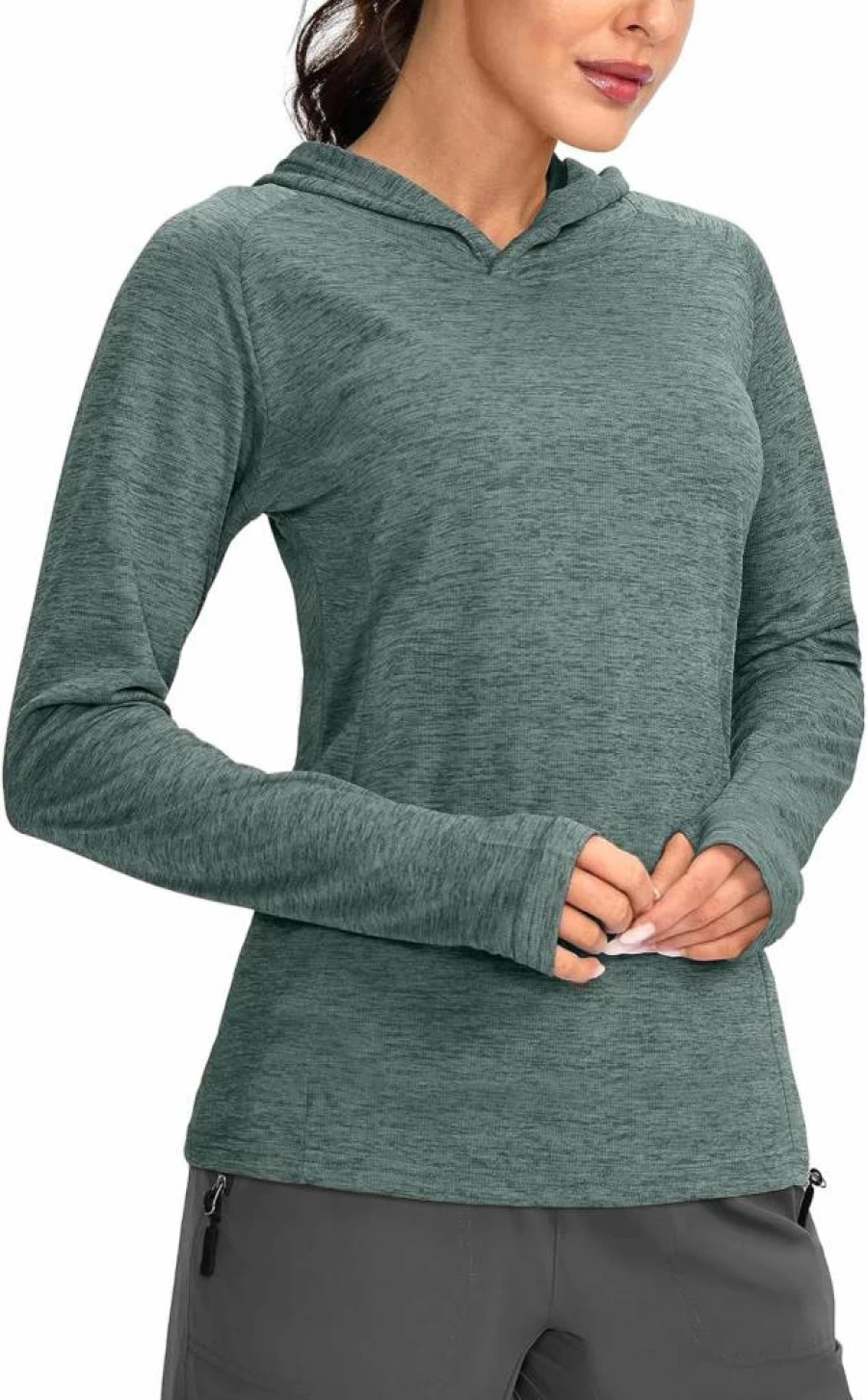 G Gradual Women's UPF 50+ Sun Protection Hoodie - Lightweight Long Sleeve UV Shirt for Hiking, Fishing & Outdoor Activities