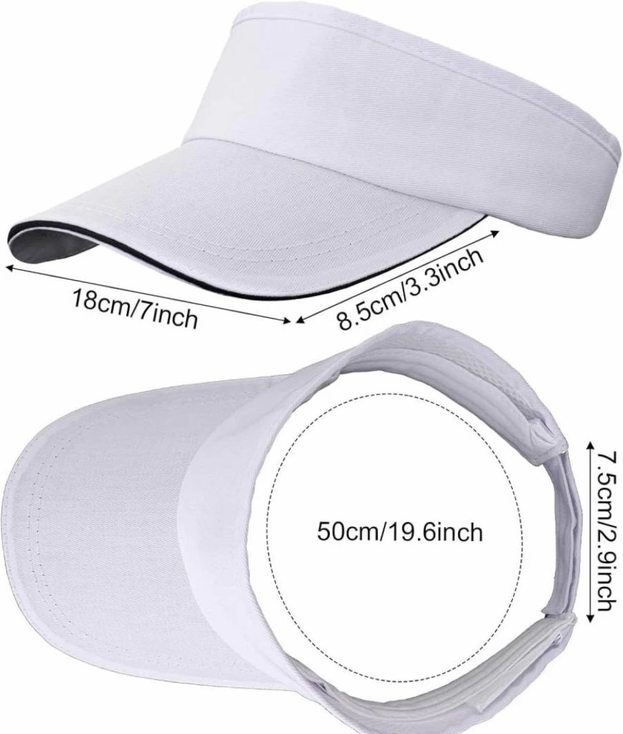 Choyaxo UV Protection Sun Visor Hat for Men & Women - Lightweight Summer Golf Cap, Beach & Sports Outdoor Sun Hat