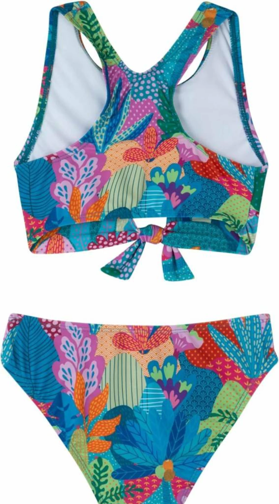 Gottex Kids Ocean Blooms Racerback Swimwear Set - UPF 50+ UV Protection, Chlorine Resistant, Girls' Two-Piece Swimsuit