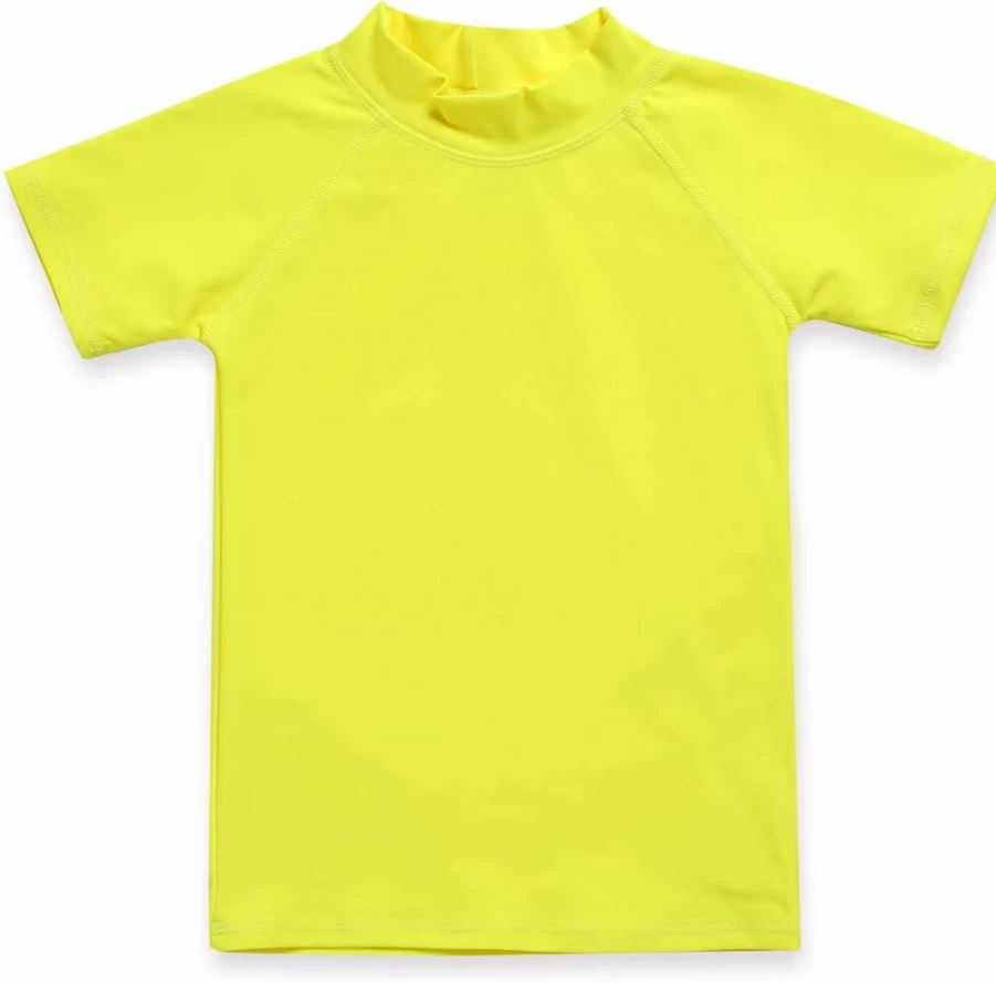 VAENAIT BABY UPF 50+ Rashguard Swim Shirt for Boys & Girls 2T-7T - Quick Dry Sun Protection Long & Short Sleeve Swim Top