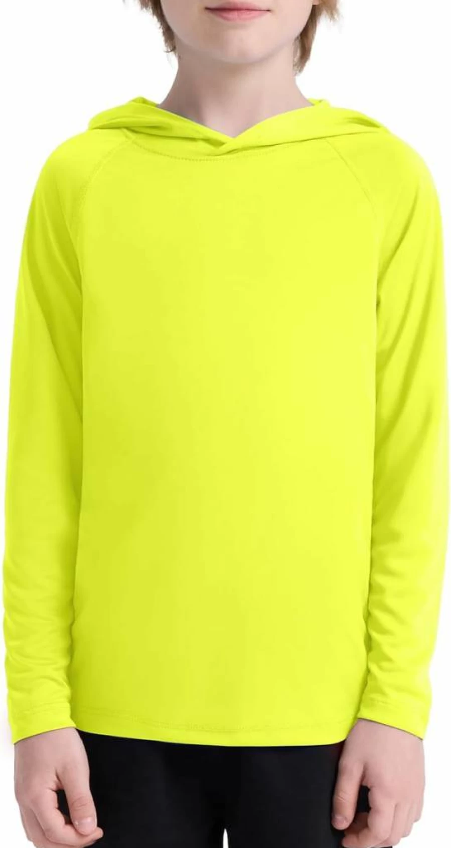EoBeKee Kids UPF 50+ Sun Protection Swim Shirt - Long Sleeve Rash Guard with Hood for Boys & Girls, Youth UV Beach Hoodie for Swimming, Fishing, Water Activities