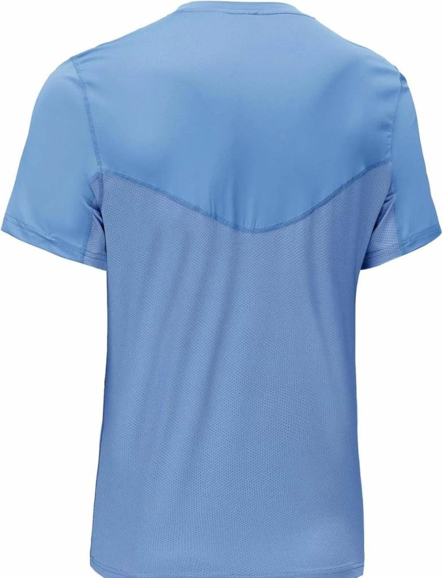 CAMYOD Men's Quick-Dry UPF 50+ Fishing Shirt - Lightweight SPF Sun Protection Short Sleeve T-Shirt for Summer Outdoor Activities
