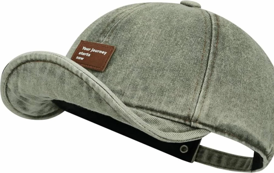 CLAPE Retro Cotton Baseball Cap for Men & Women - UV Protection, Foldable, Shapeable Soft Brim Outdoor Camp Hat