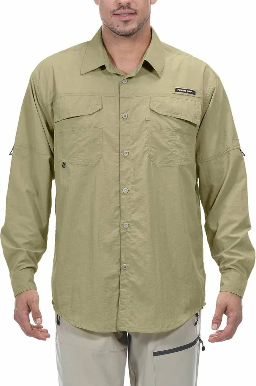 Little Donkey Andy Men's UPF 50+ Long Sleeve Shirt for Sun Protection - Fishing, Hiking & Outdoor Activities
