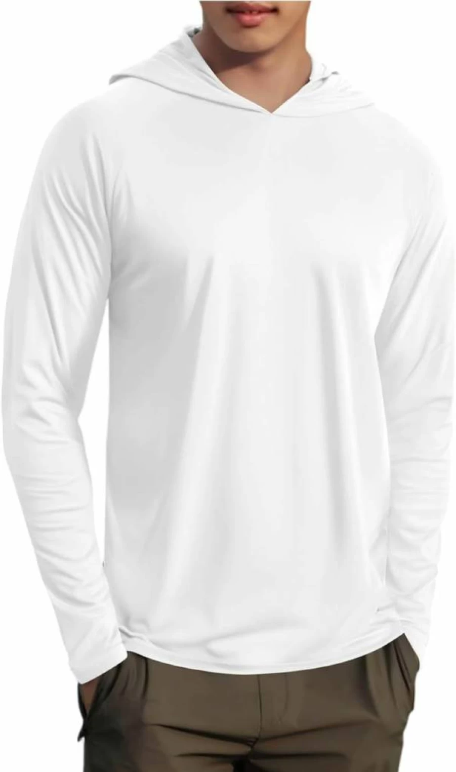 XIAXOGOOL Men's UPF 50+ UV Protection Long Sleeve Shirt - Sunproof Rash Guard for Fishing, Hiking, Swimming & Outdoor Activities