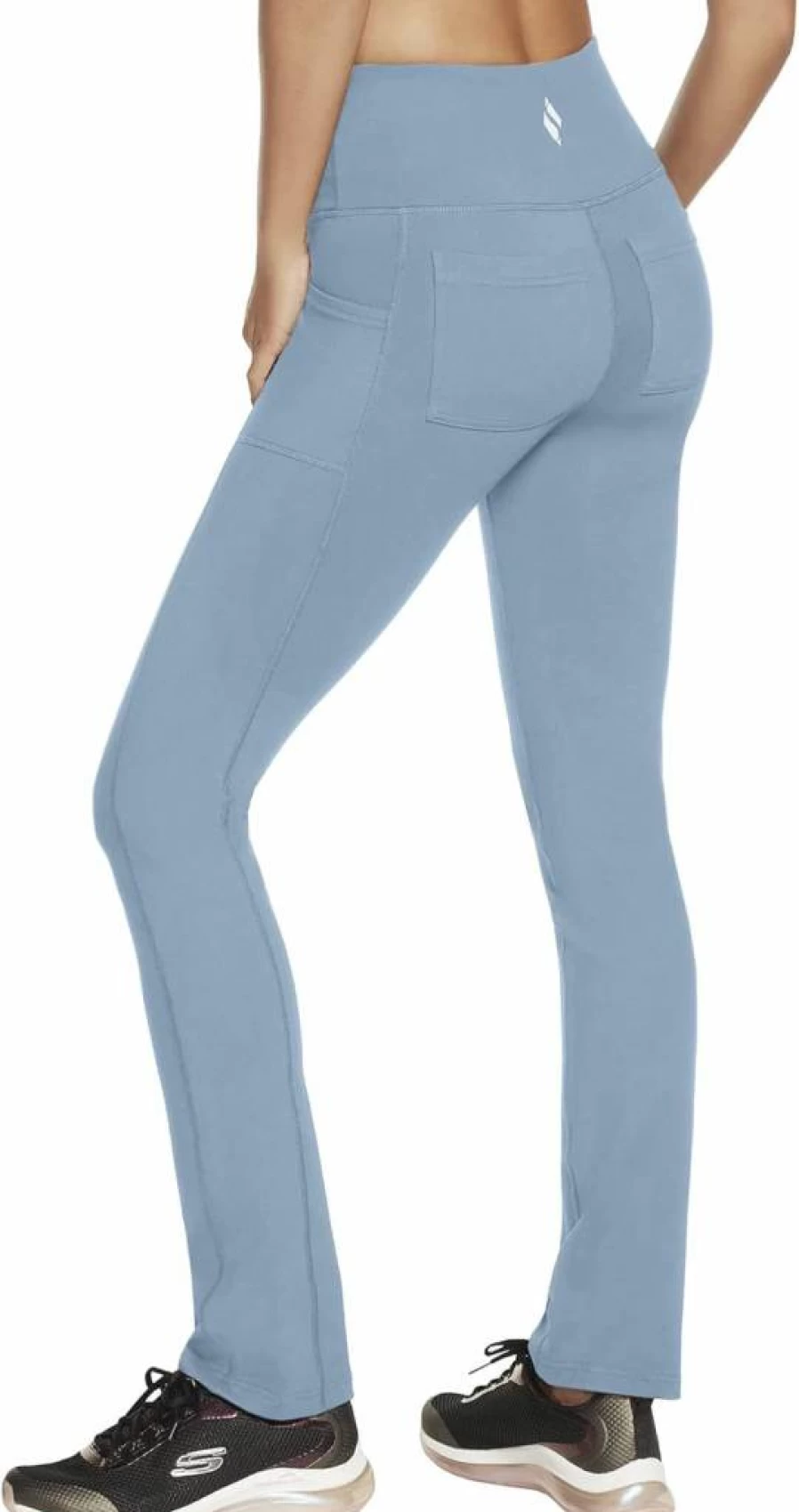 Skechers Women's Go Walk High Waisted Yoga Pants with 4-Way Stretch & Moisture-Wicking Fabric for Comfort & Mobility