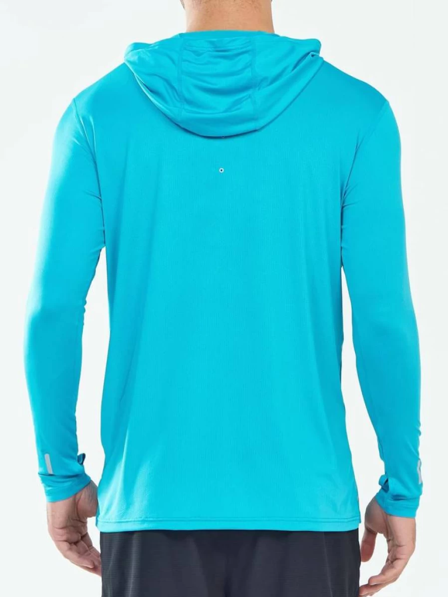 NORTHYARD Men's UPF 50+ Sun Protection Hoodie - Lightweight UV Rash Guard for Swimming, Fishing & Outdoor Activities