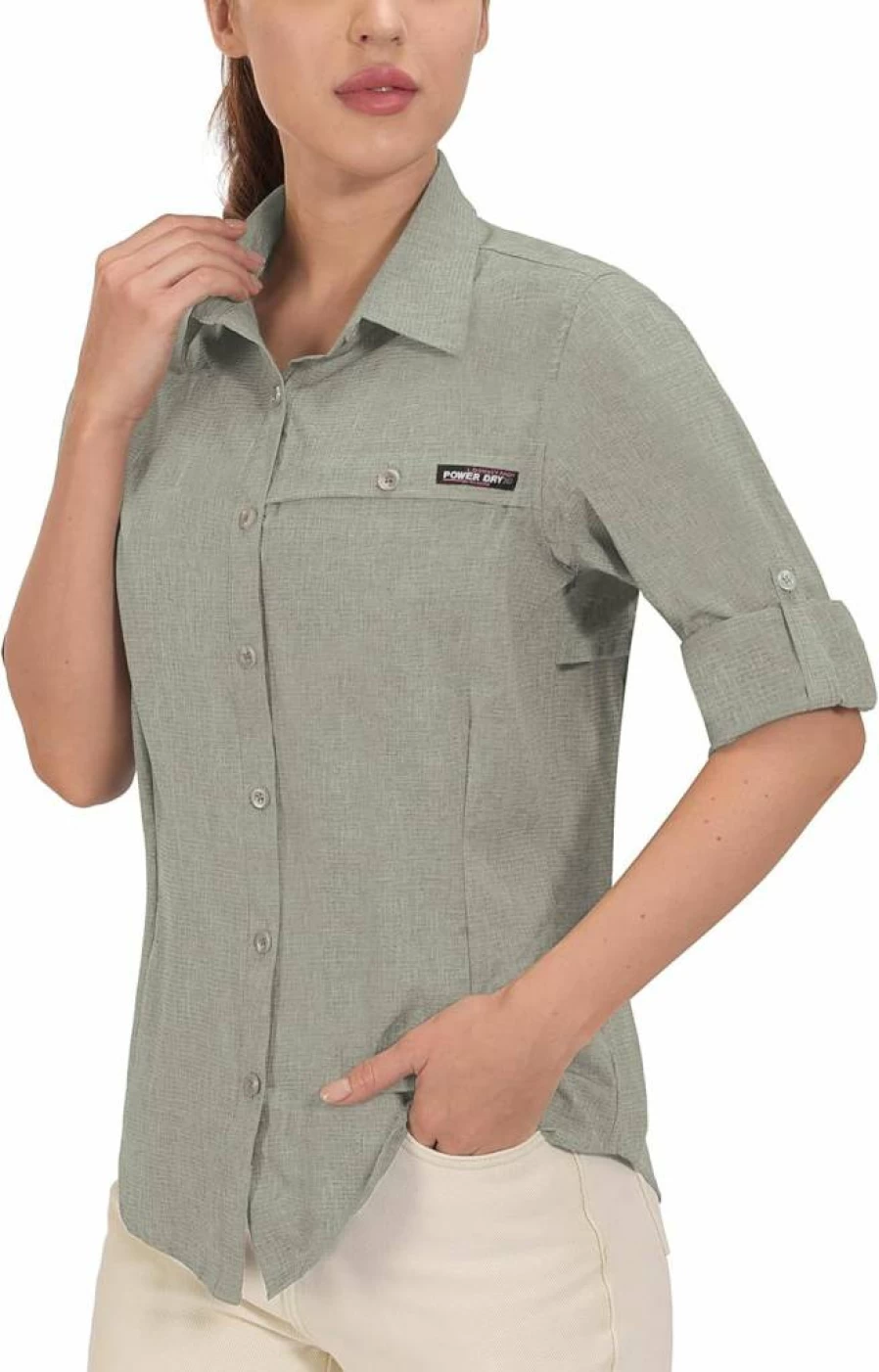 Little Donkey Andy Women's UPF 50+ Sun Protection Shirt with Air-Holes Tech, Breathable Long Sleeve Fishing & Outdoor Shirt