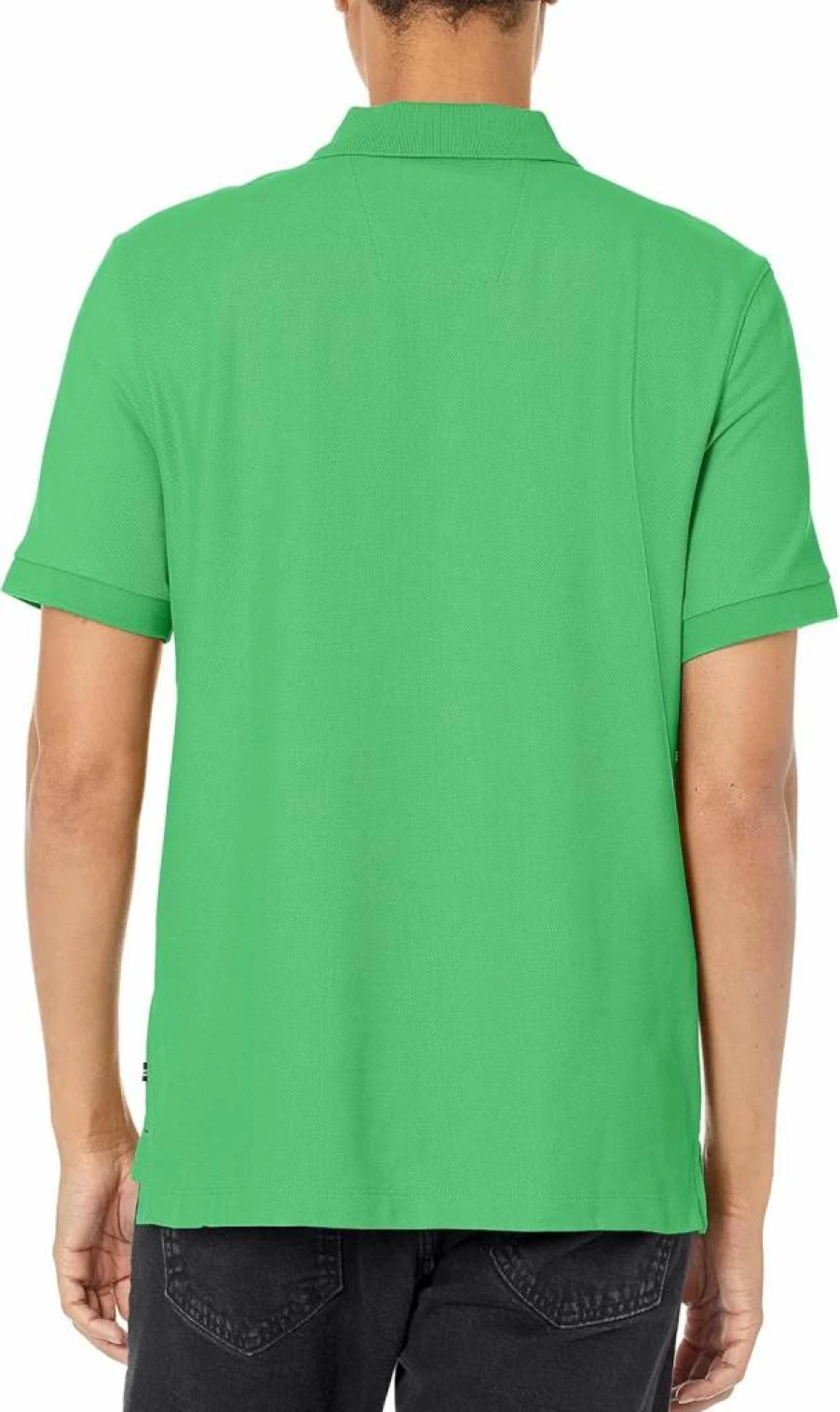 Nautica Men's Classic Solid Color Deck Shirt - Casual Short Sleeve Button-Up for Summer